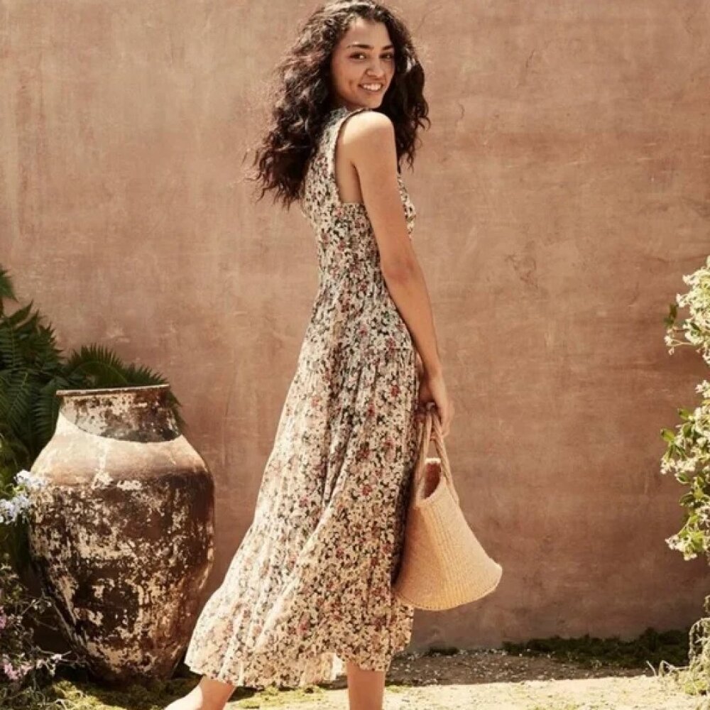 Doen Floral Raven Dress